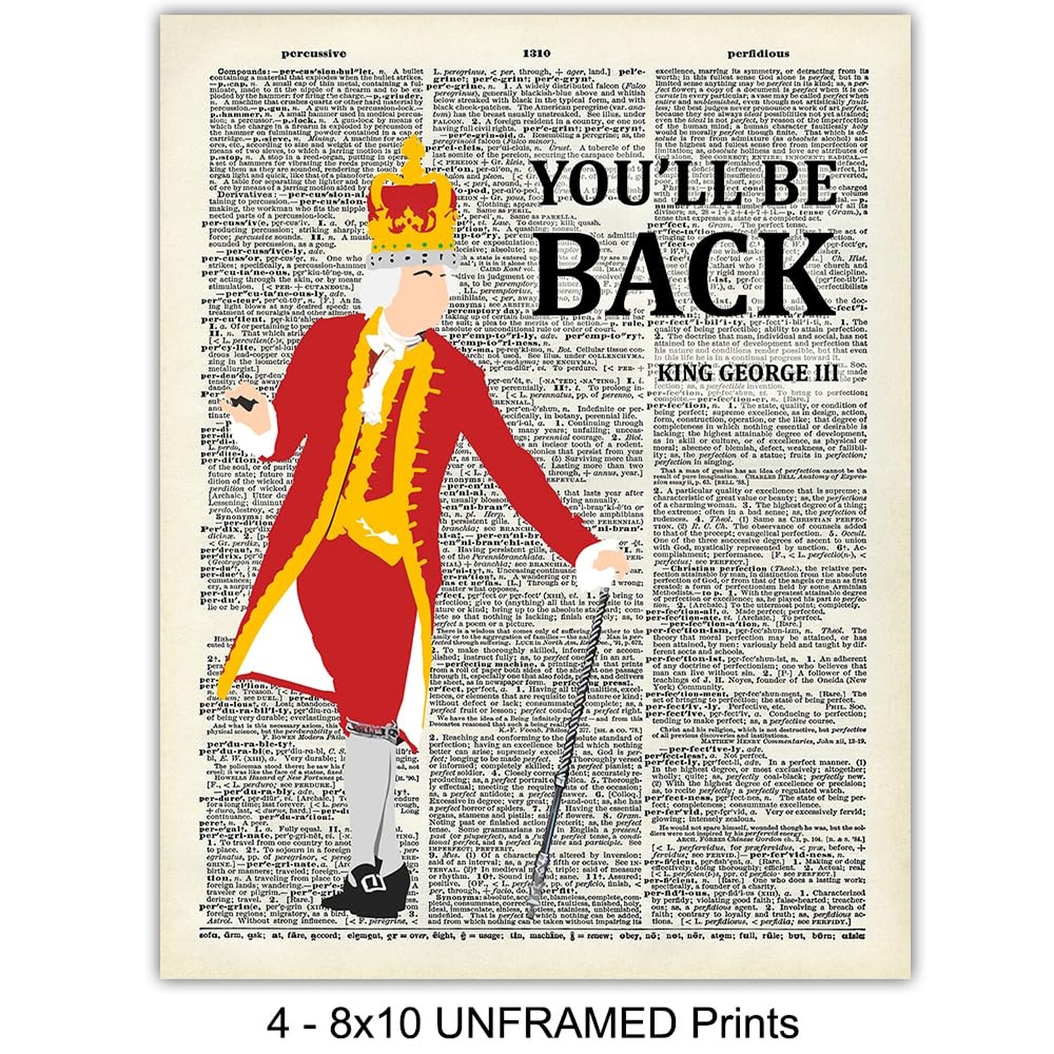 Wall Art – Musical Merchandise – King George Poster Print Home Decor – Awesom…