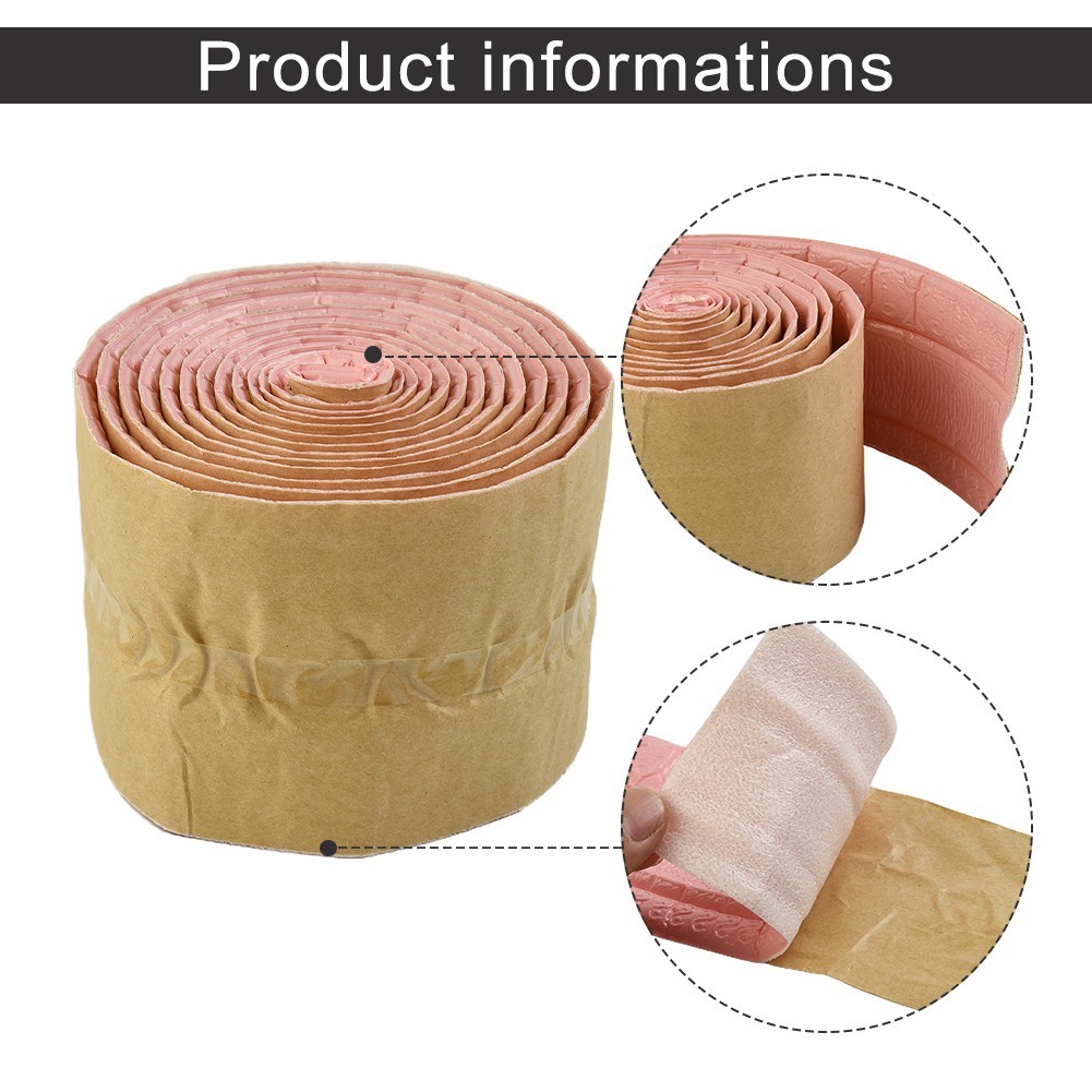 Soft PE Foam 3D Embossing Wall Border Trim Sticker for Room Decoration