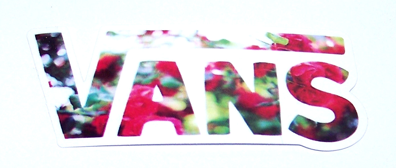 VANS – Logo Die Cut Sticker Decal Shoes Clothes Skateboarding VANS