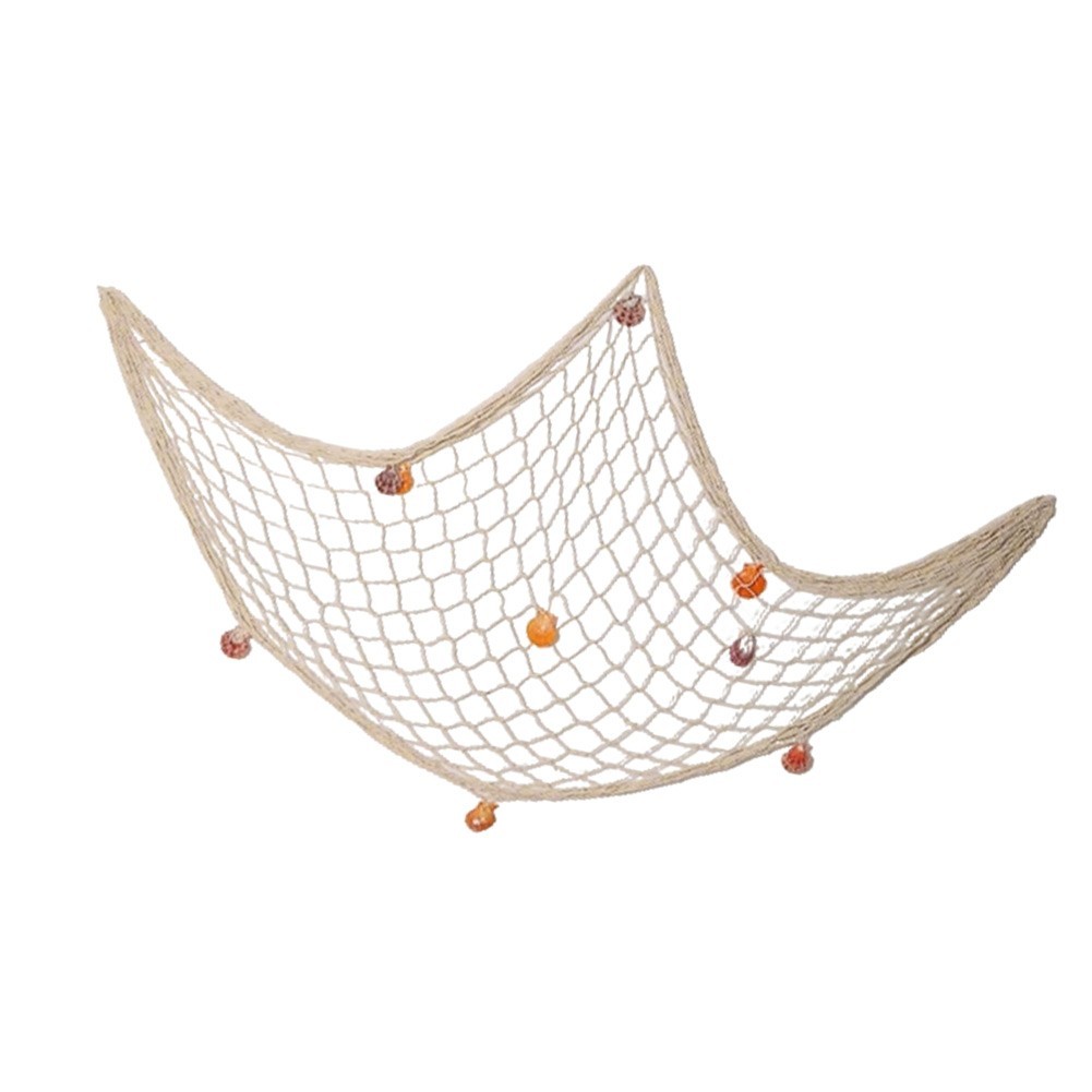 Lightweight Cotton Fishing Net Wall Hanging for Room DIY Photo Display
