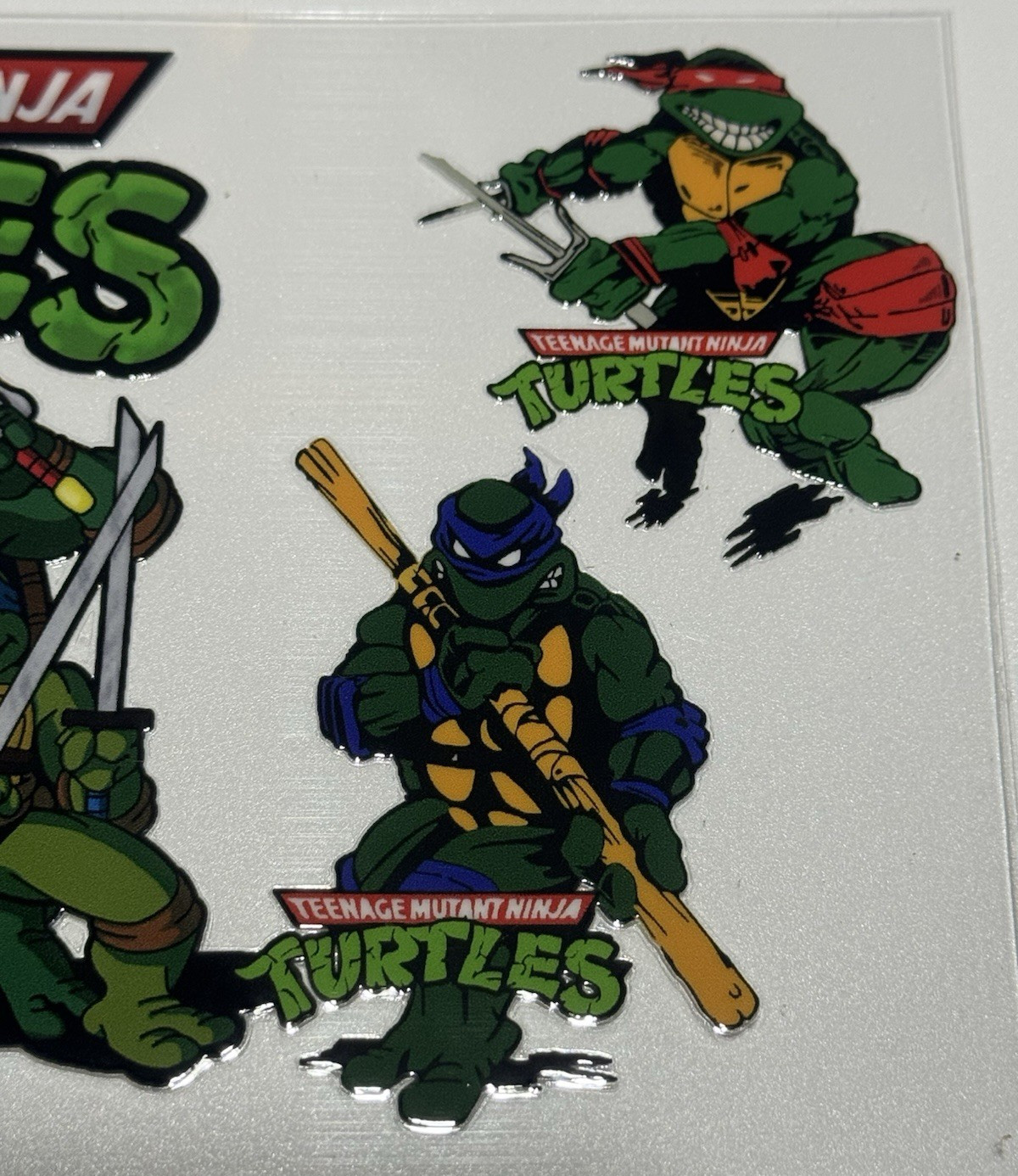 4 Cup Wraps Teenage Mutant Ninja Turtles UV DTF Assorted Set for 16 oz Cups TMNT