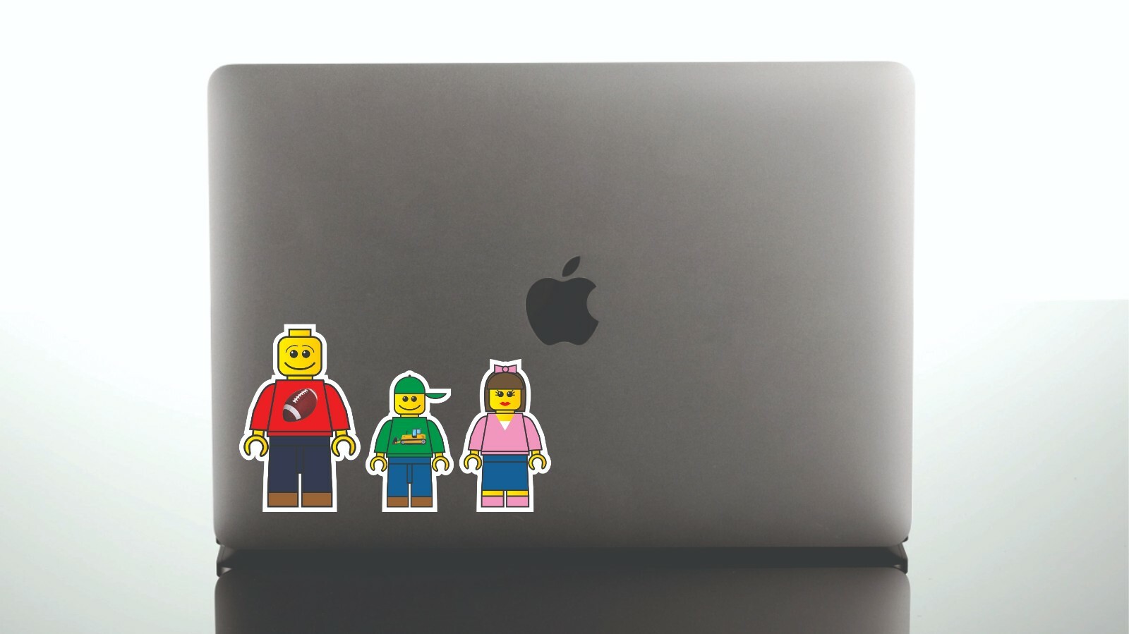 Lego Inspired Brick Mini Figure Family Caricature Vinyl Decal Sticker Car Laptop