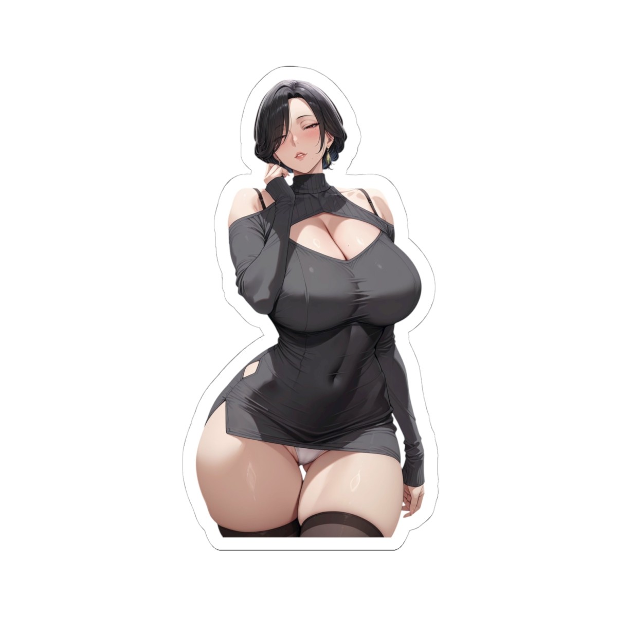 Cute Waifu Anime Sticker (FreeShipping$20+) Hot Ecchi Oppai Iroke