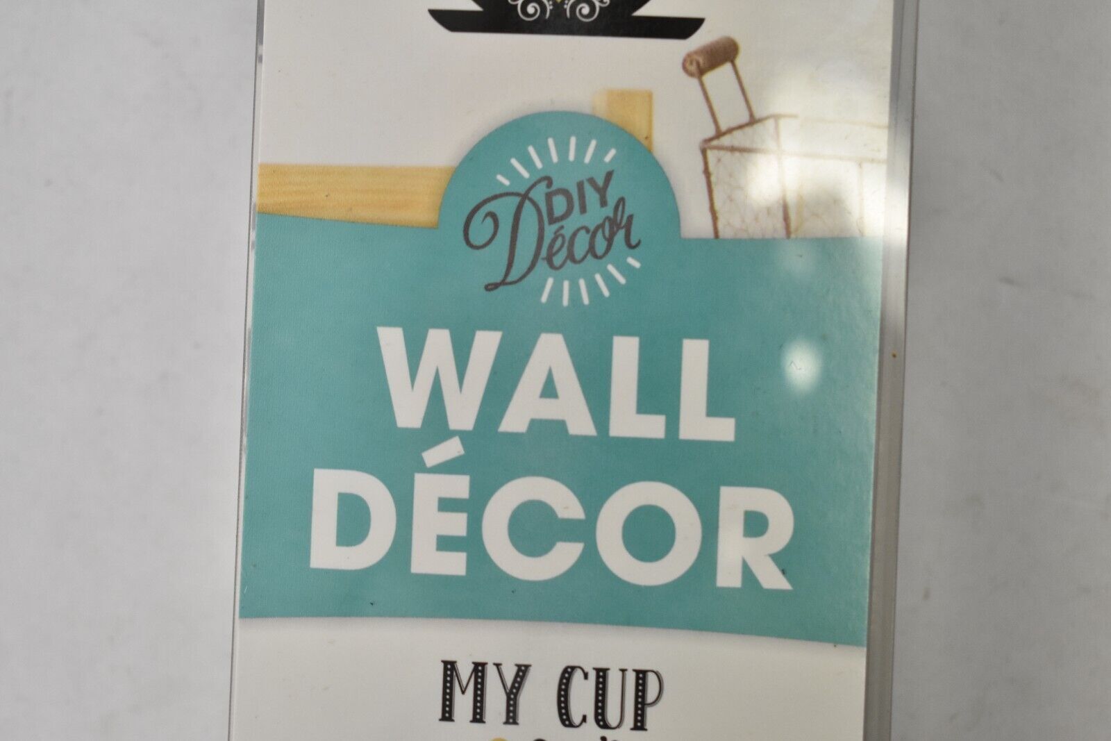 The Peel People My Cup Full OF Blessings Wall Decor DIY Peel & Stick 18" x 18"