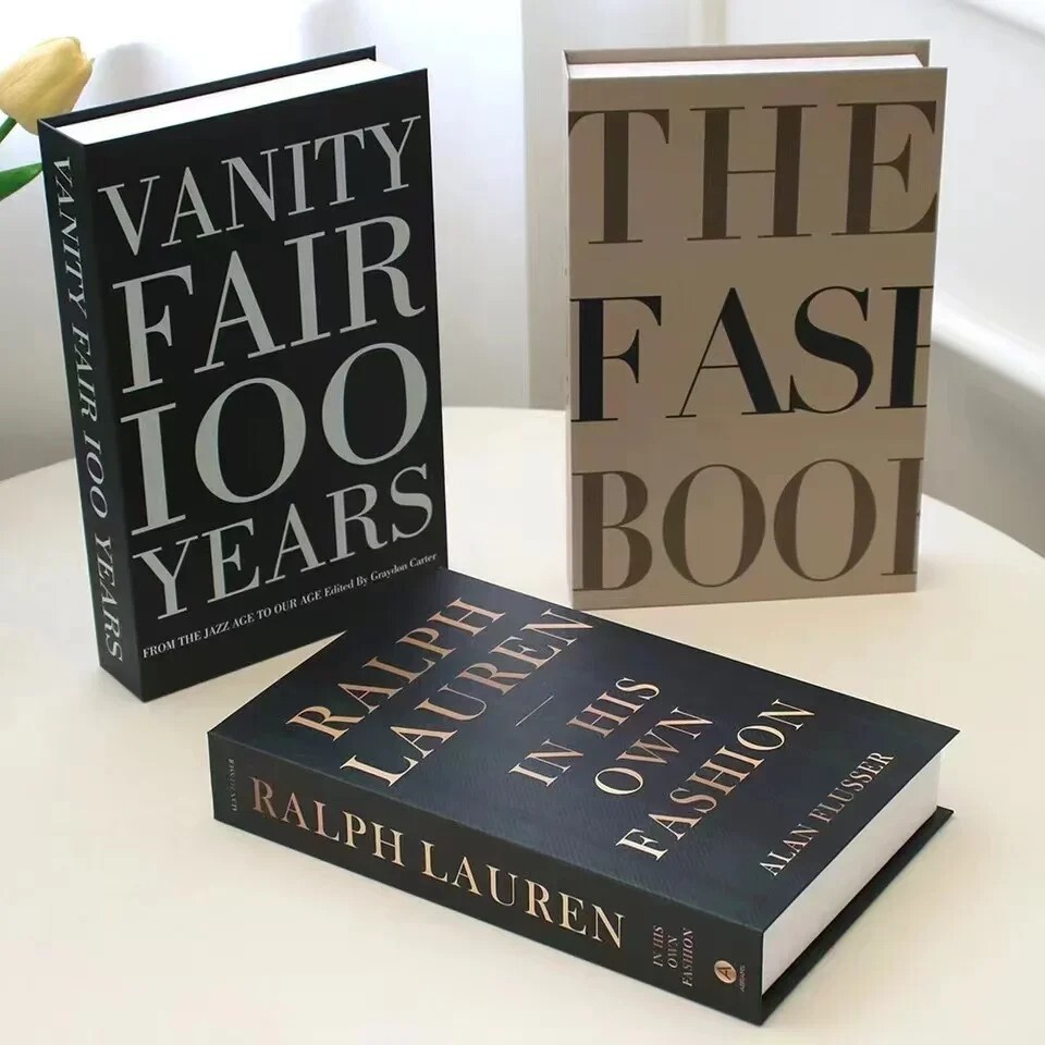 3 Pcs/ Set Of Luxury Decorative Fake Book For Decorations, Multiple Applications