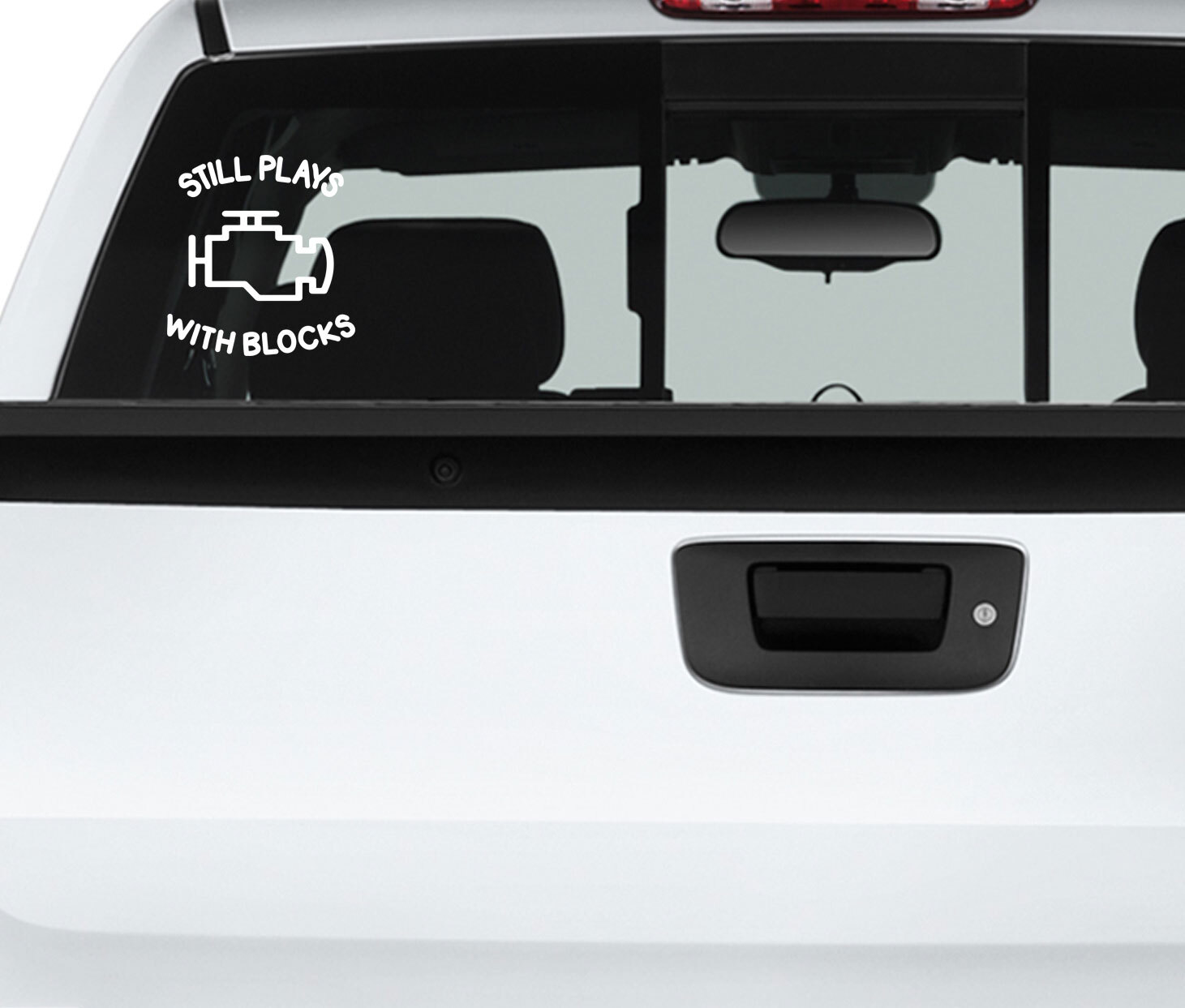 Still Plays With Blocks Decal Vinyl Sticker Home Wall Car Door Window Car Guys