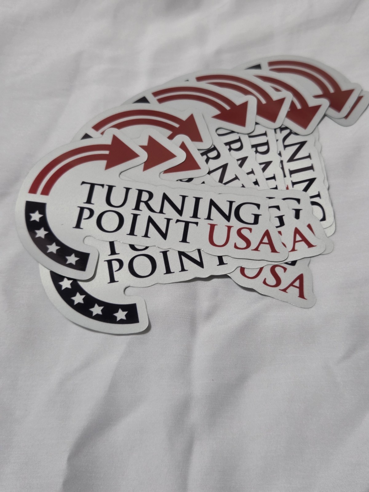 10pc Turning Point USA – Sticker Graphic – Auto, Wall, Laptop, Cell, Tumblers