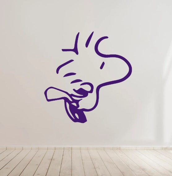 Woodstock Snoopy Cartoon Vinyl Decal Sticker for Home, wall, décor, bar, bedroom