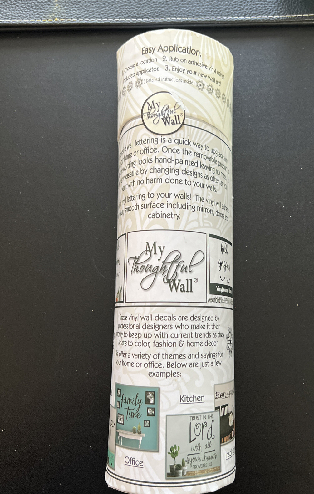 Hello Gorgeous Vinyl Lettering Wall Art for semi-smooth surface, Easy install