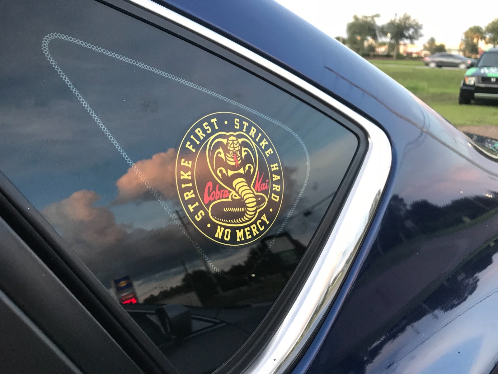 Cobra Kai Bumper Sticker Decal, Karate Kid Cobra Kia Window Sticker