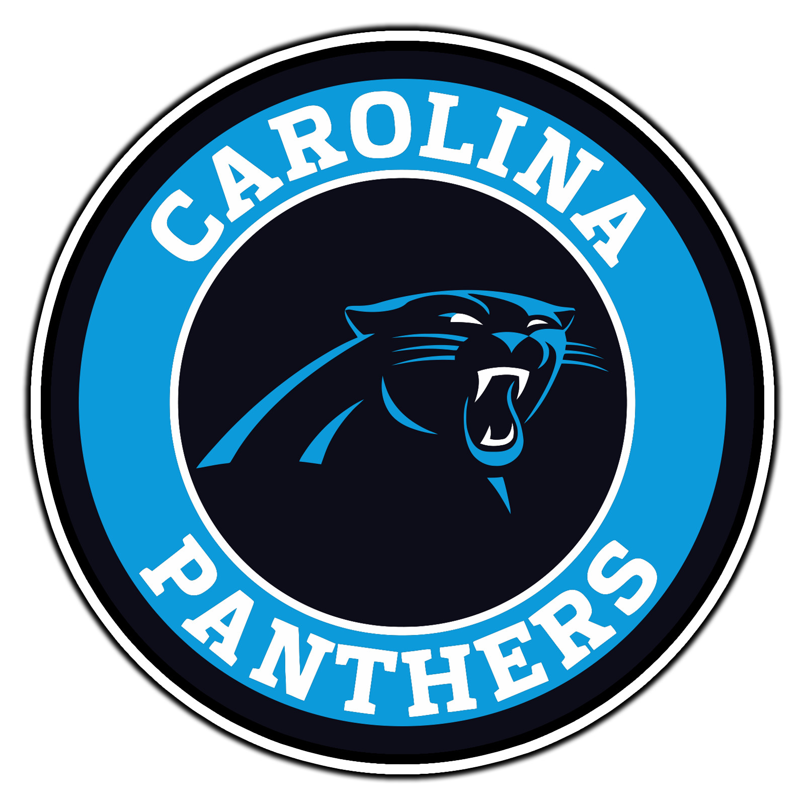 Carolina Panthers Logo #8 Football Sticker Waterproof Vinyl Decal Die-Cut Car