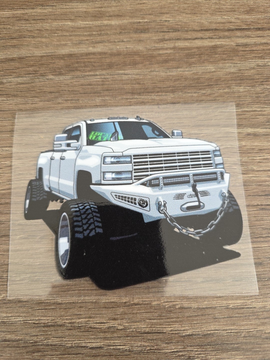 Heavy Duty Truck UV DTF DECAL STICKER Waterproof Raised High Quality 4in