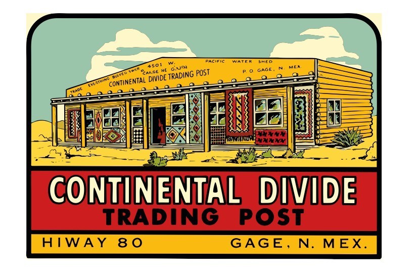 Continental Divide New Mexico Vintage Style Sticker Decal R8630