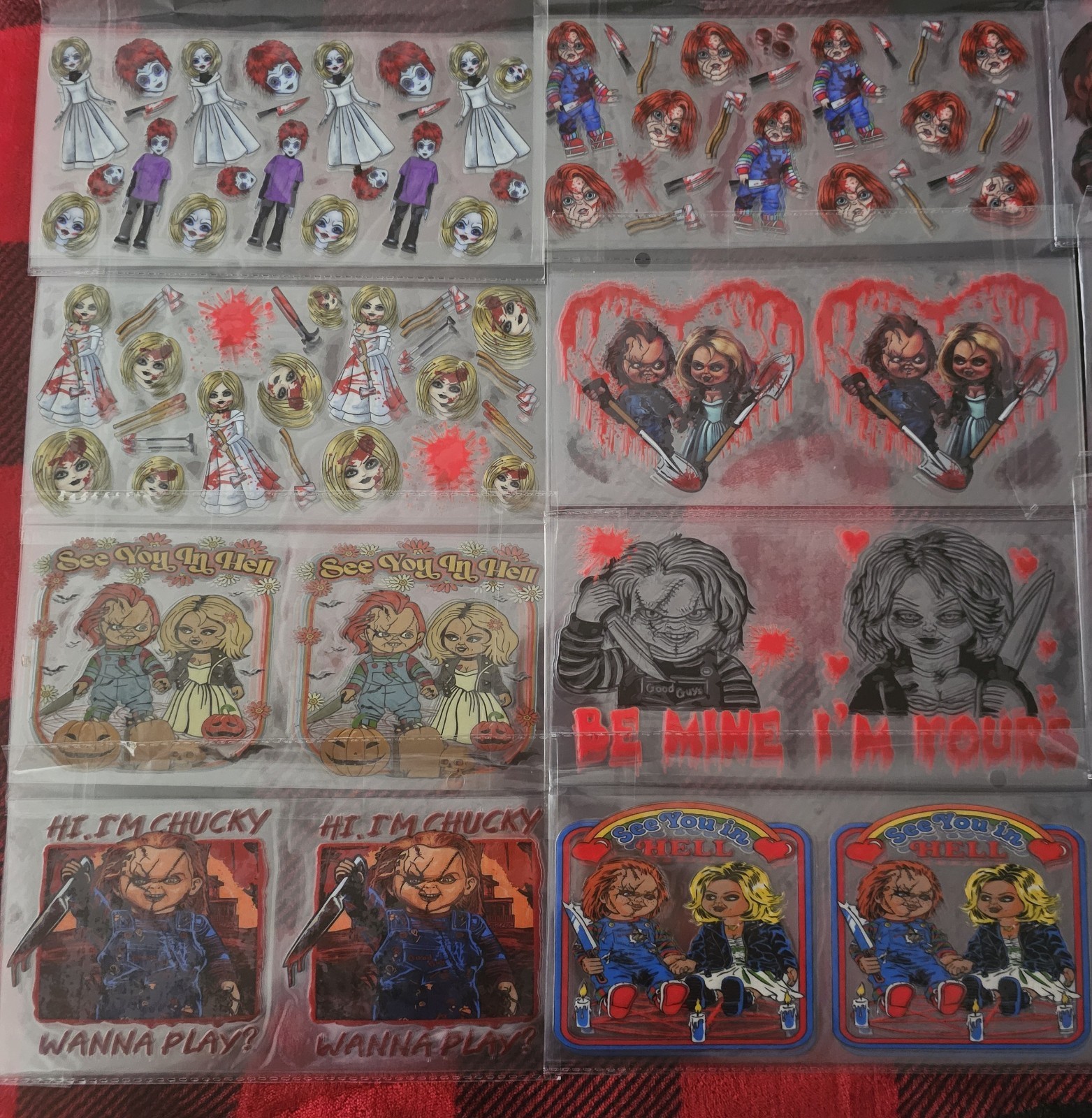 Chucky Uv DTF Wraps for 16oz