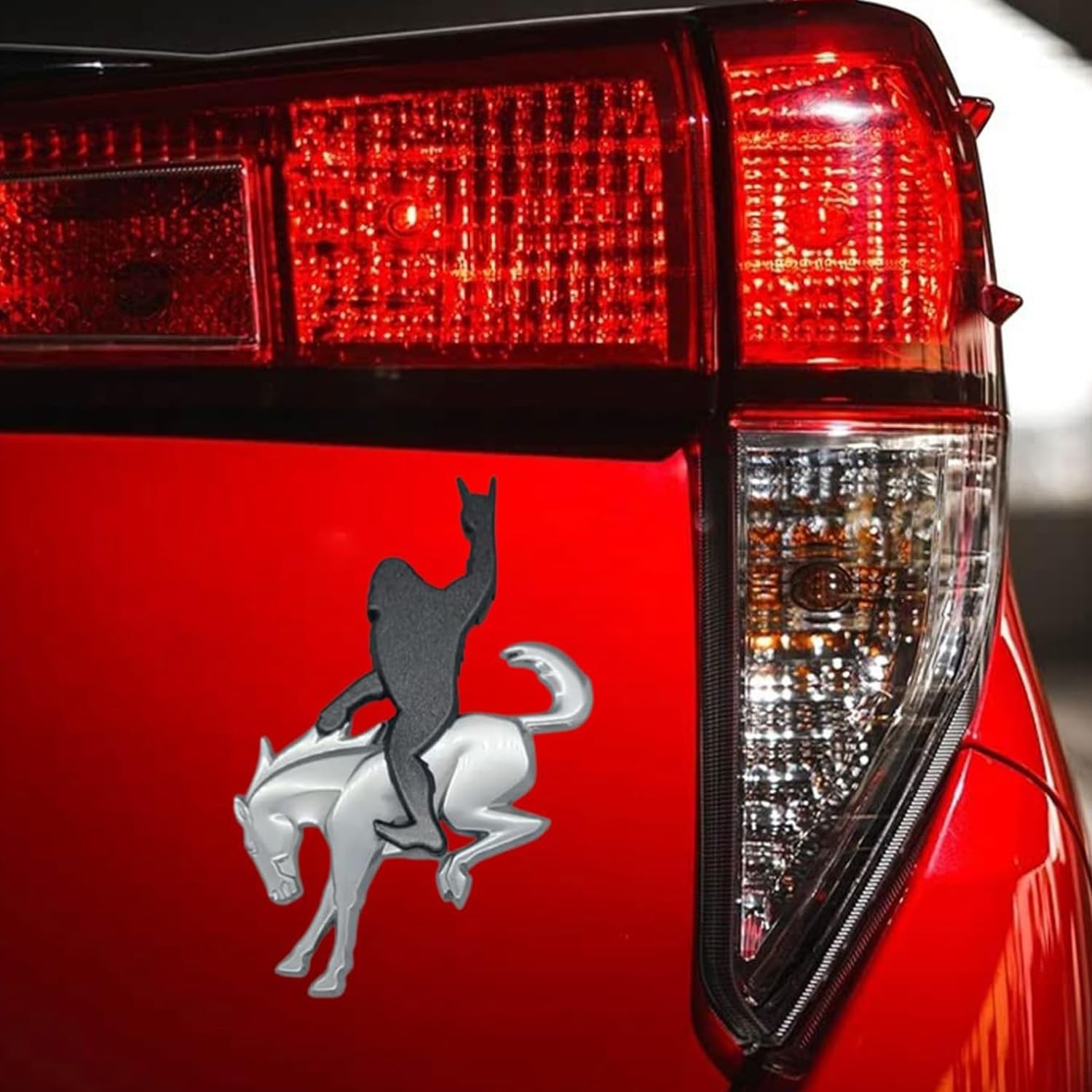 Add-A-Sasquatch Emblem for Bronco – 3" x 4" Overlay Decal – Easy Install, Ind…