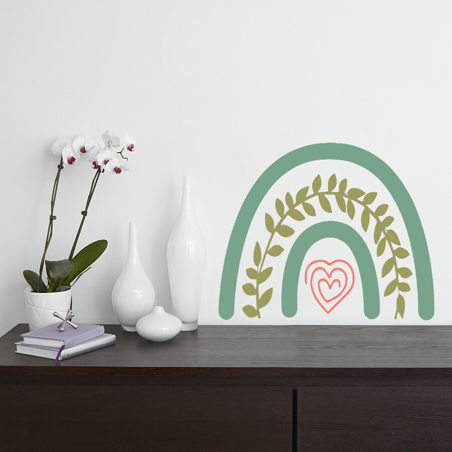 Boho rainbow classroom decor decal Arch wall decal rainbow Arch wall decal