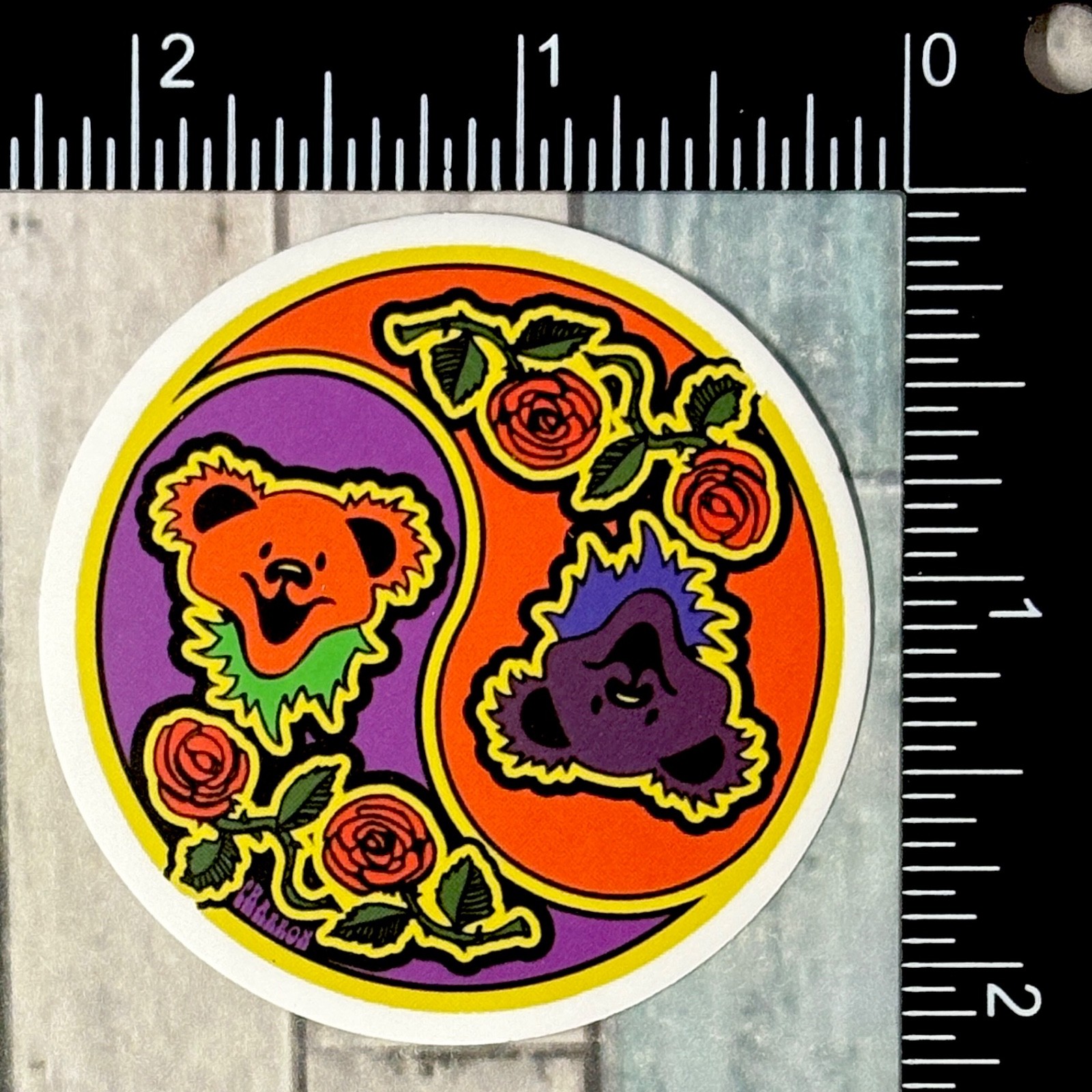 Rock Band Grateful Dead Reusable Waterproof Vinyl Sticker Decal