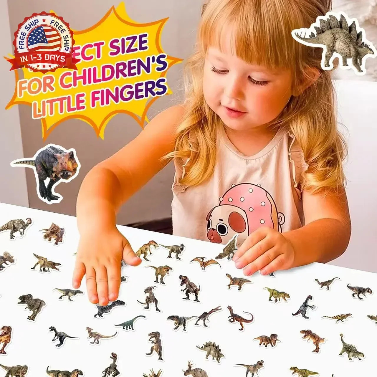 200 Pcs Cute Animal Stickers Bulk for Kids,Girls,Boys,Teens Adults.Waterproof Vi
