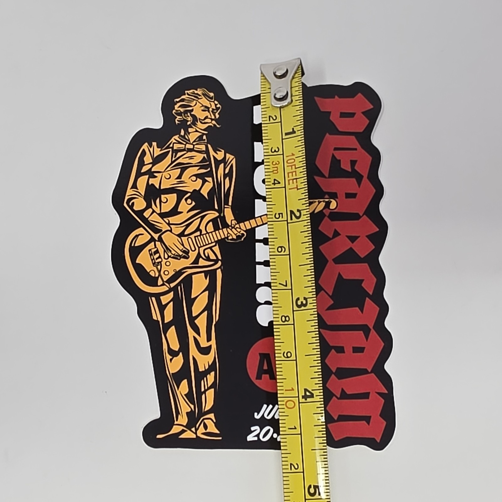 Pearl Jam VIENNA, AUSTRIA 2022 TOUR STICKER Cancelled Show Concert Exclusive