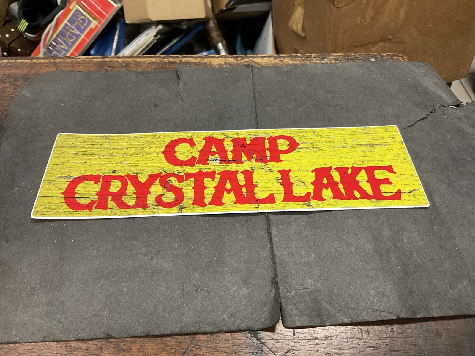 9” Camp Crystal Lake Vinyl Sticker Decal Jason Voorhees Friday The 13th