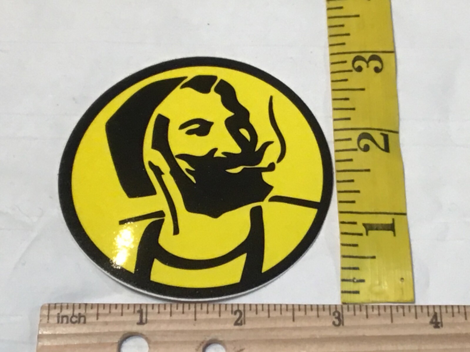 New ZIGZAG MAN Smoking Cig or ? Logo STICKER DECAL og nos Zig Zag Rolling Papers