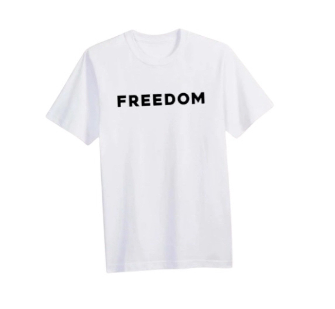 Charlie Kirk FREEDOM White T-shirt 3” INCH Vinyl Sticker Decal Patriotic 1PC