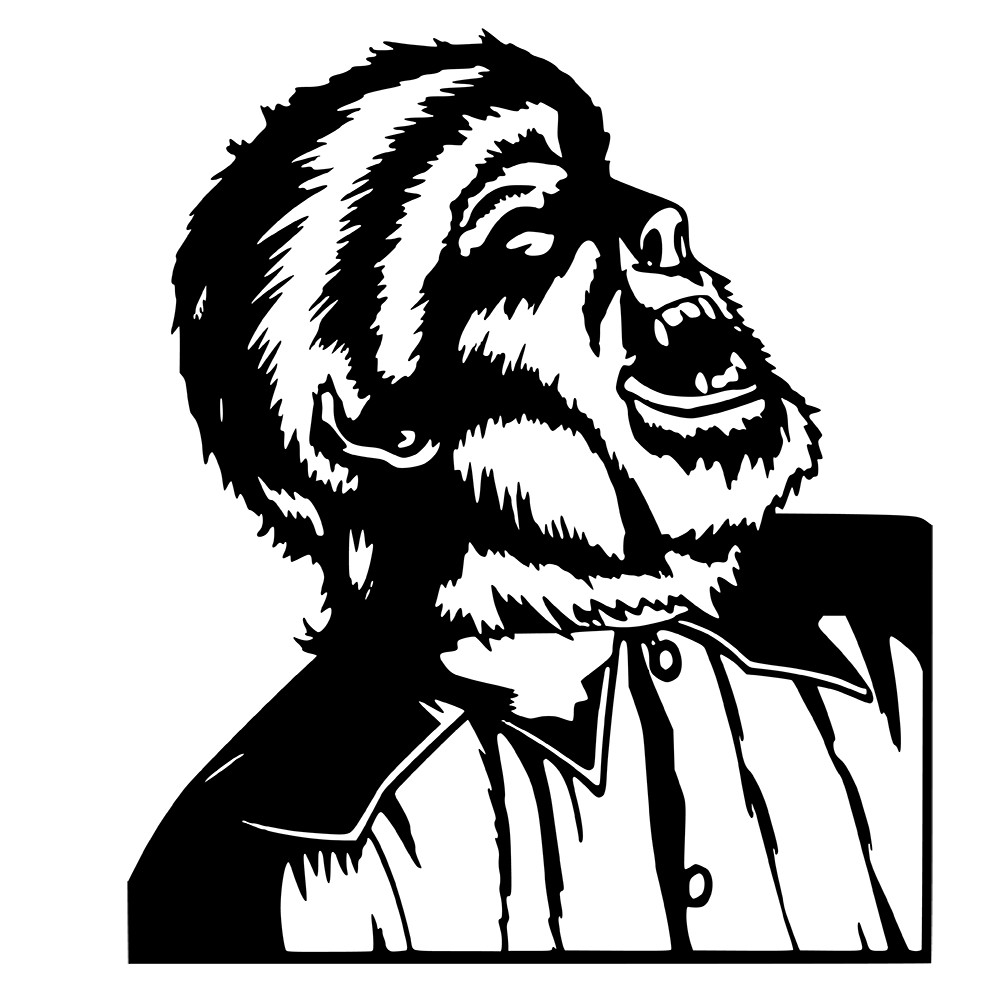 6" Wolfman Classic Horror Movie Monster Vinyl Decal Sticker