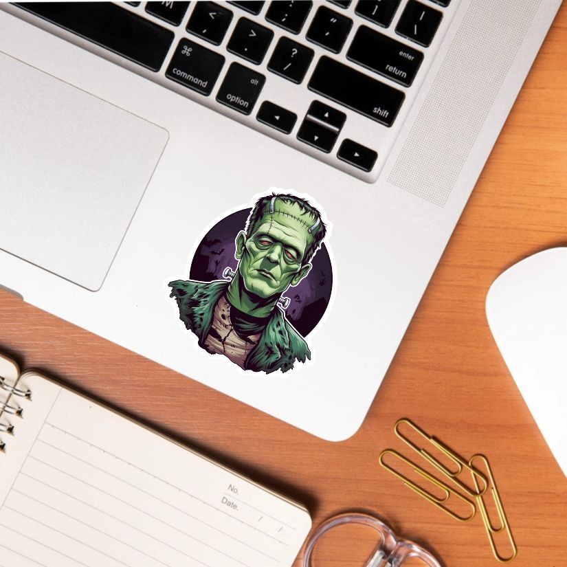 Frankenstein , Haloween, Sticker, Peel N' Stick, Different Sizes