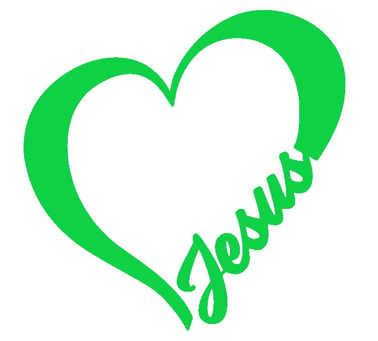 JESUS HEART, RELIGION, CHRIST, LOVE, Decal Stickers for Cars, Tablets, Laptops