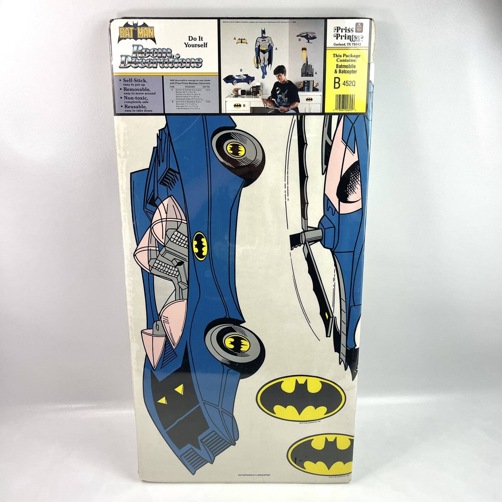 DC Batman Room Decorations Do it Yourself Priss Prints Batman & Gotham Vintage