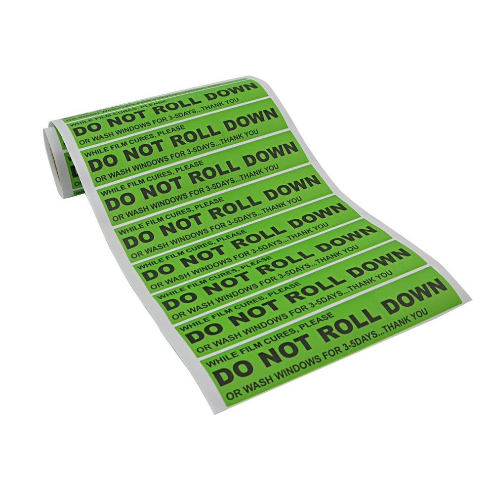 100pcs/roll DO NOT ROLL Down Automotive Self-Adhesive Stickers Warning Label …