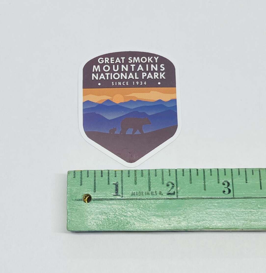 Great Smoky Mountains National Park Sticker 1934 Decal Travel Souvenir Tc6