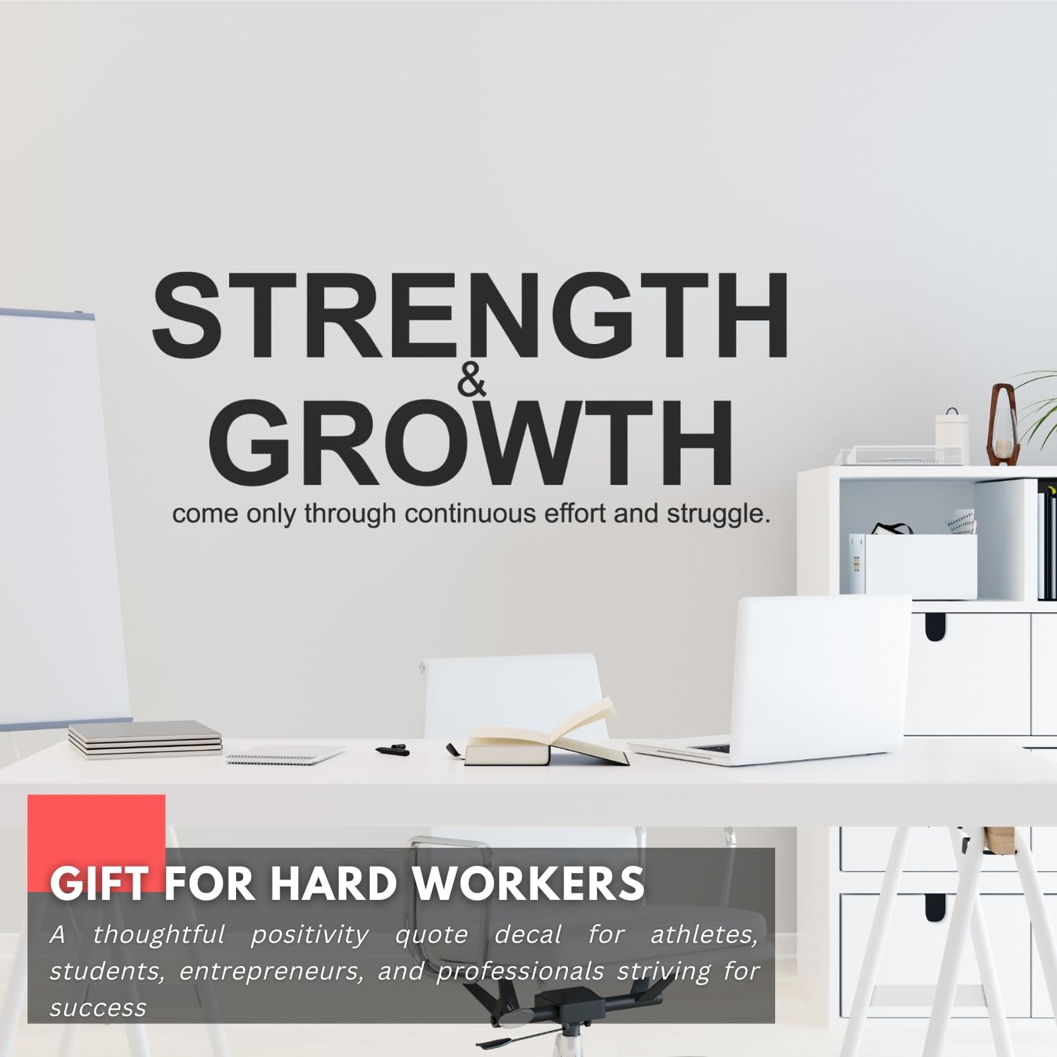 Strength and Growth Office Decor Wall Art Wall Decal Inspirational Motivation…