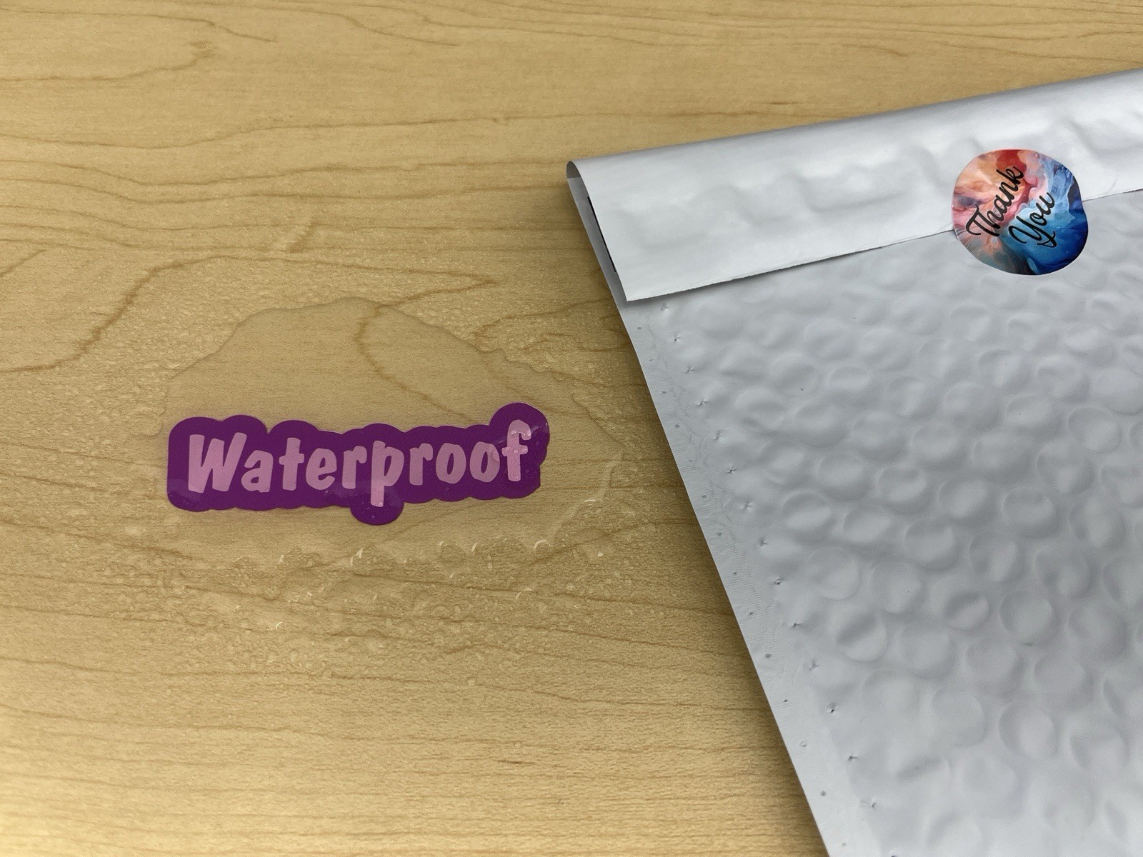 Custom Stickers Logo Product Label Bulk Decal Vinyl Water & Scratch Resistant