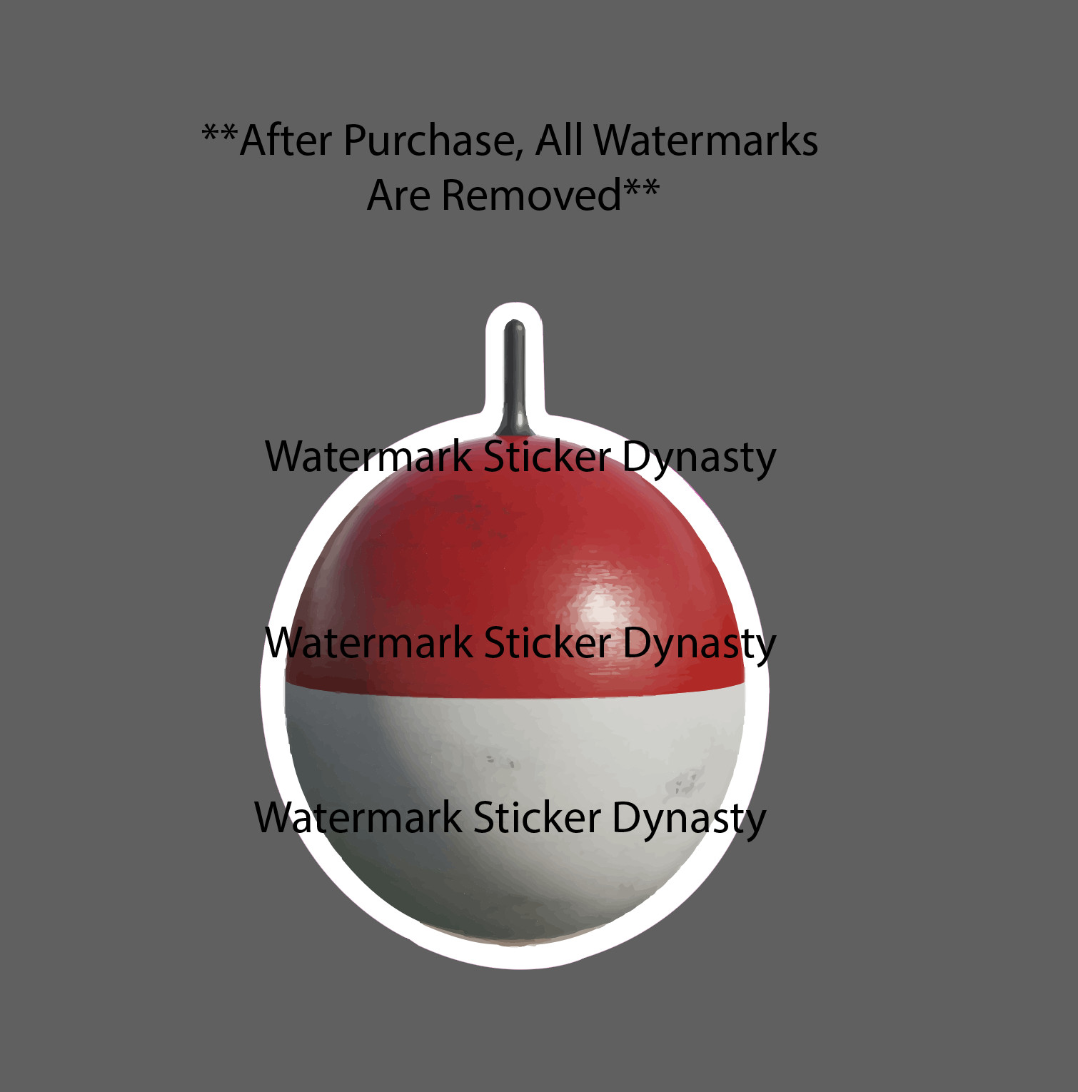 Bobber Sticker Waterproof Decal Fishing Fish Outdoor Nature Wildlife Gift NEW