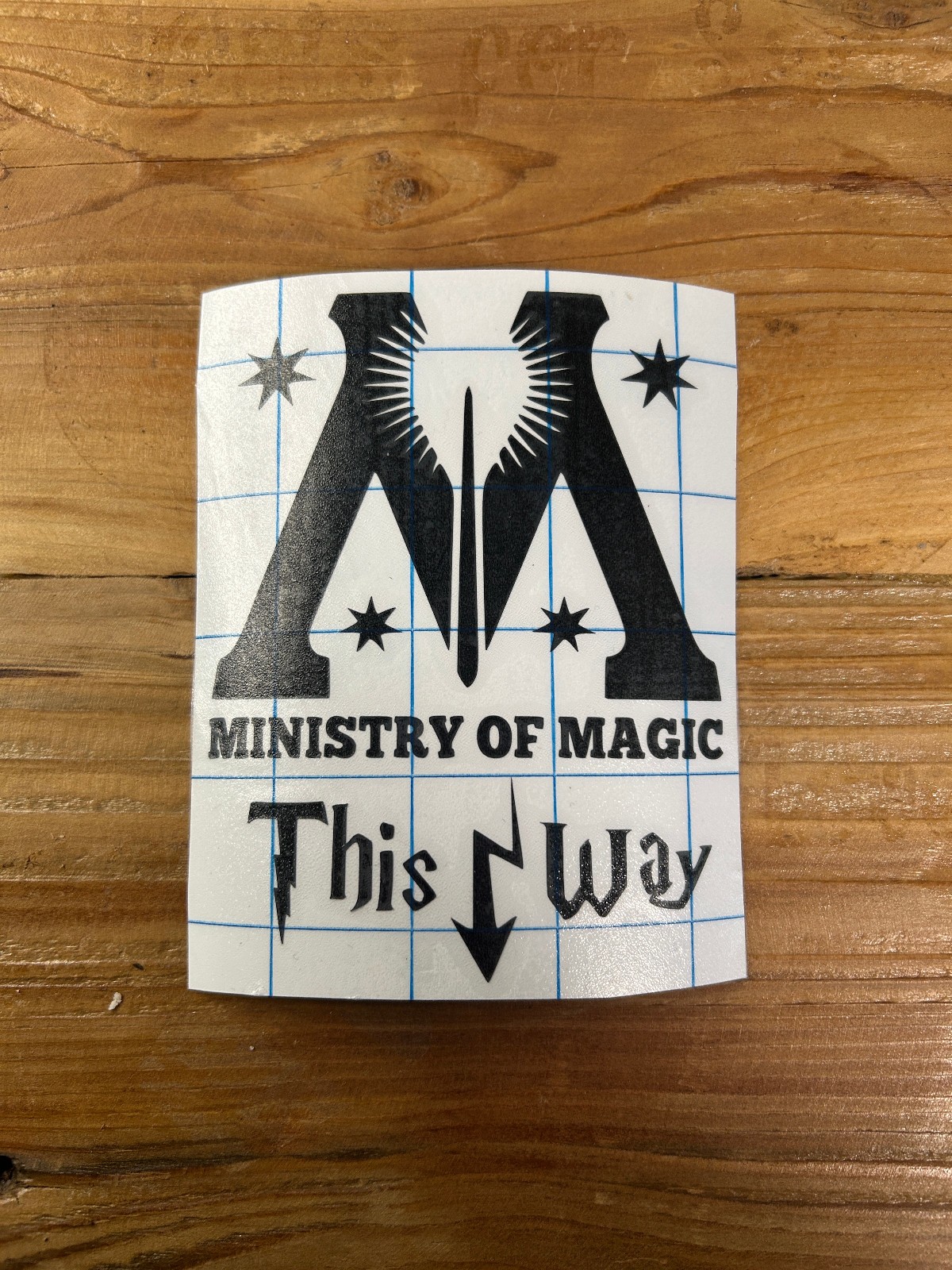 Ministry of Magic Toilet Vinyl Decal Sticker #2434