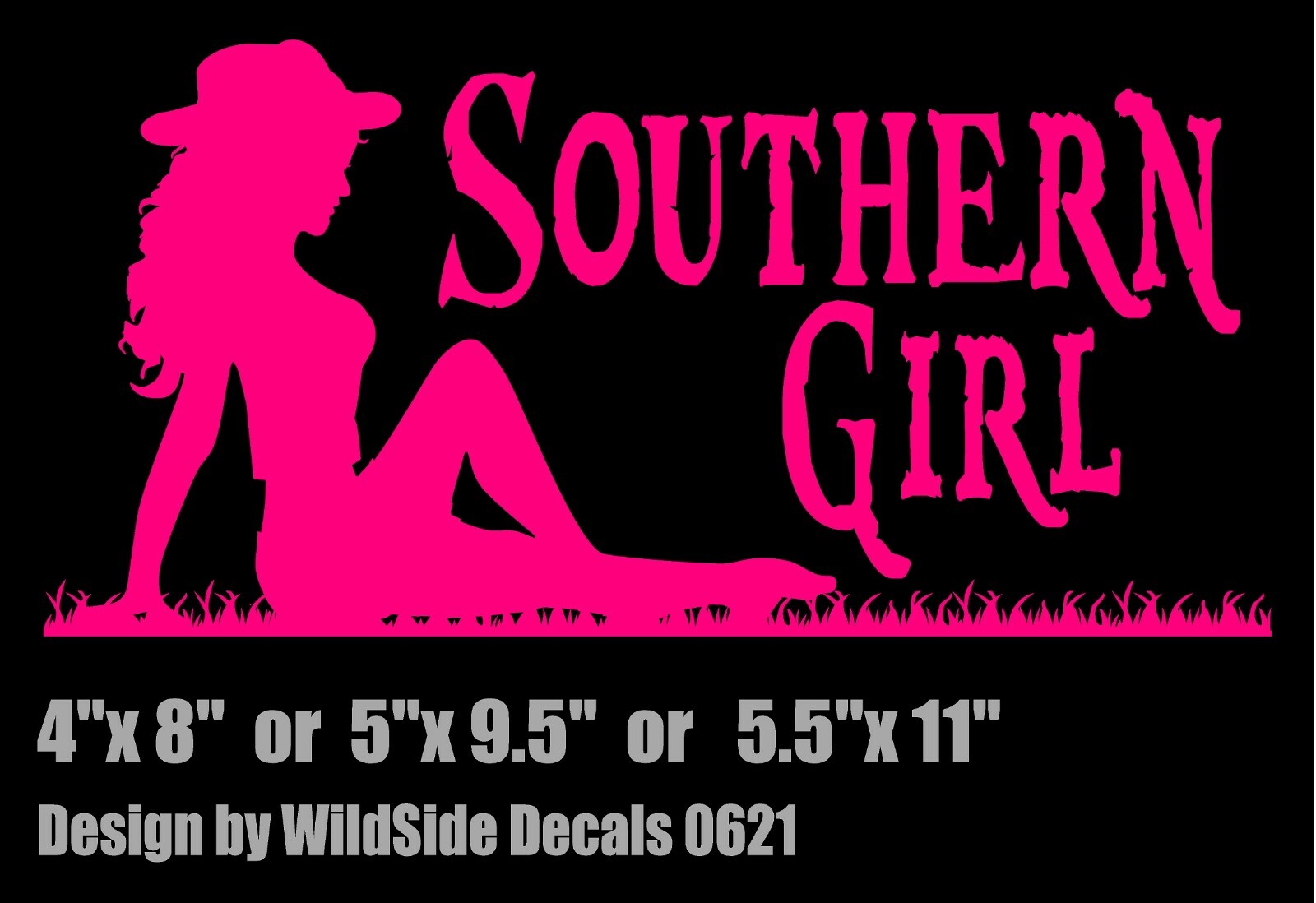 Southern Girl Decal Mud flap vinyl car truck window country sticker