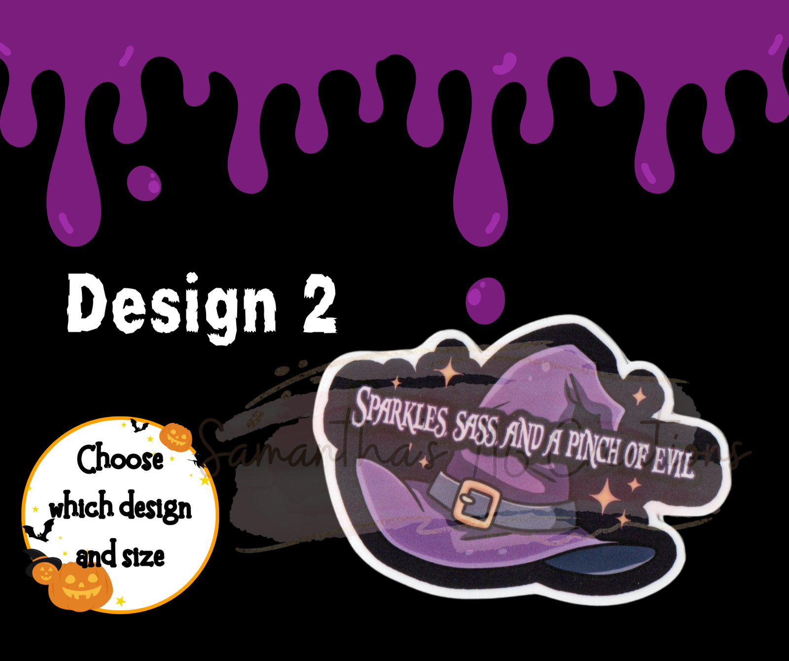 Funny Halloween Vinyl Stickers | Spooky Ghost | Pumpkin | Bat | Witch Hat
