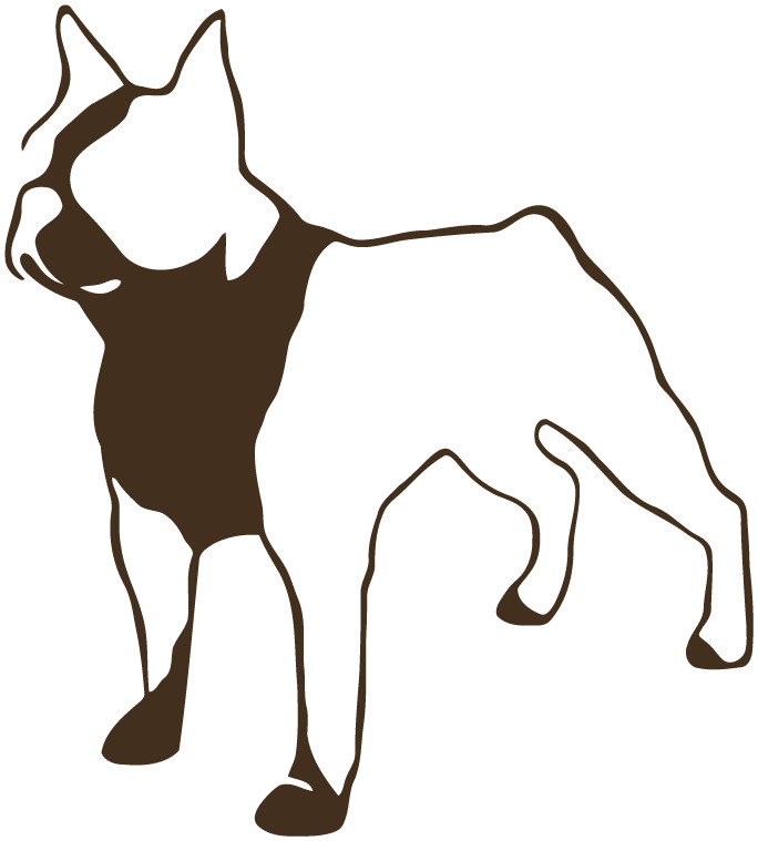 Boston Terrier Die Cut Vinyl No Background Multiple Colors Decal Made USA