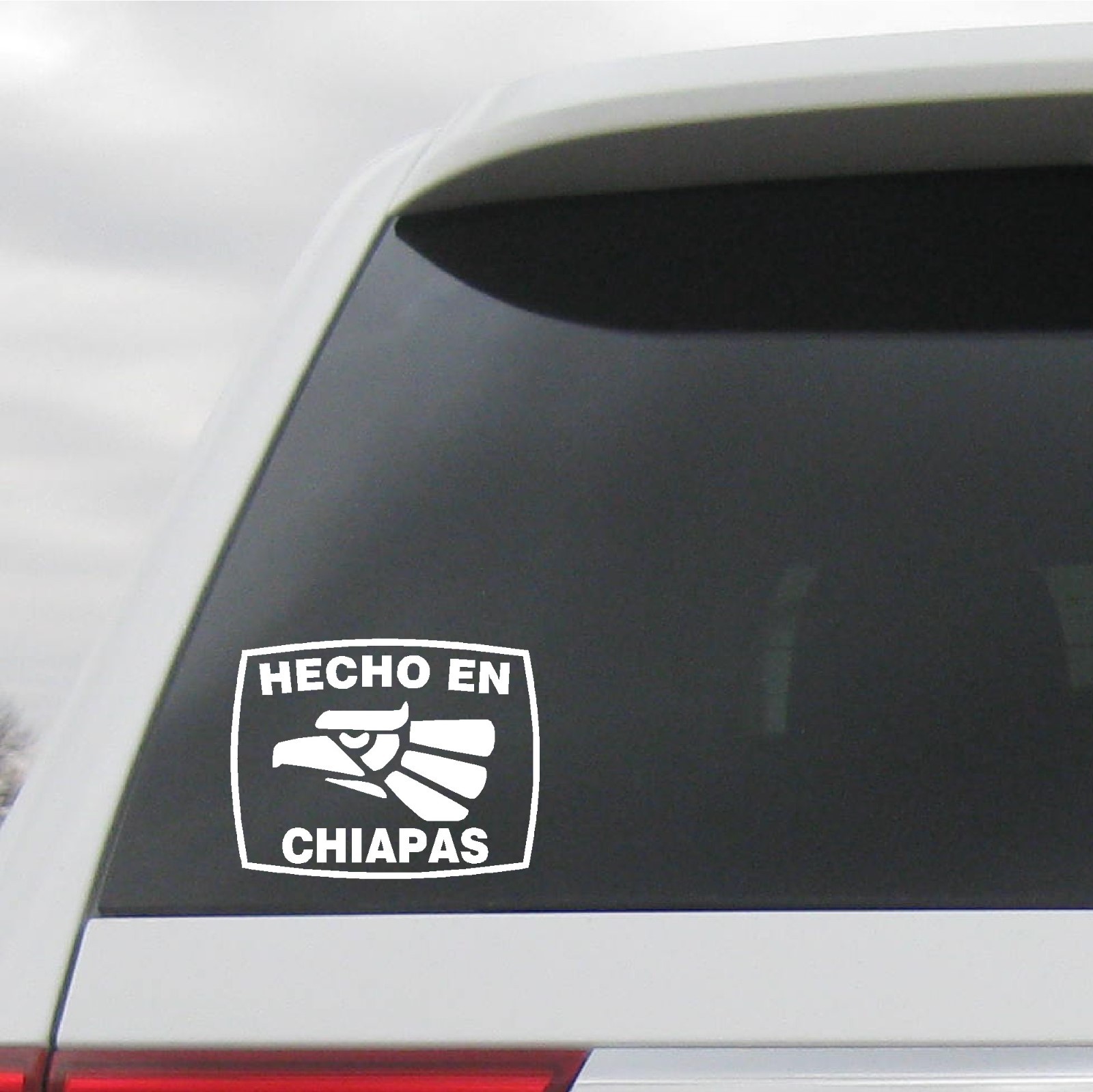 Hecho en Chiapas Estado de Mexico Aztec Aguila Decal Vinyl Sticker