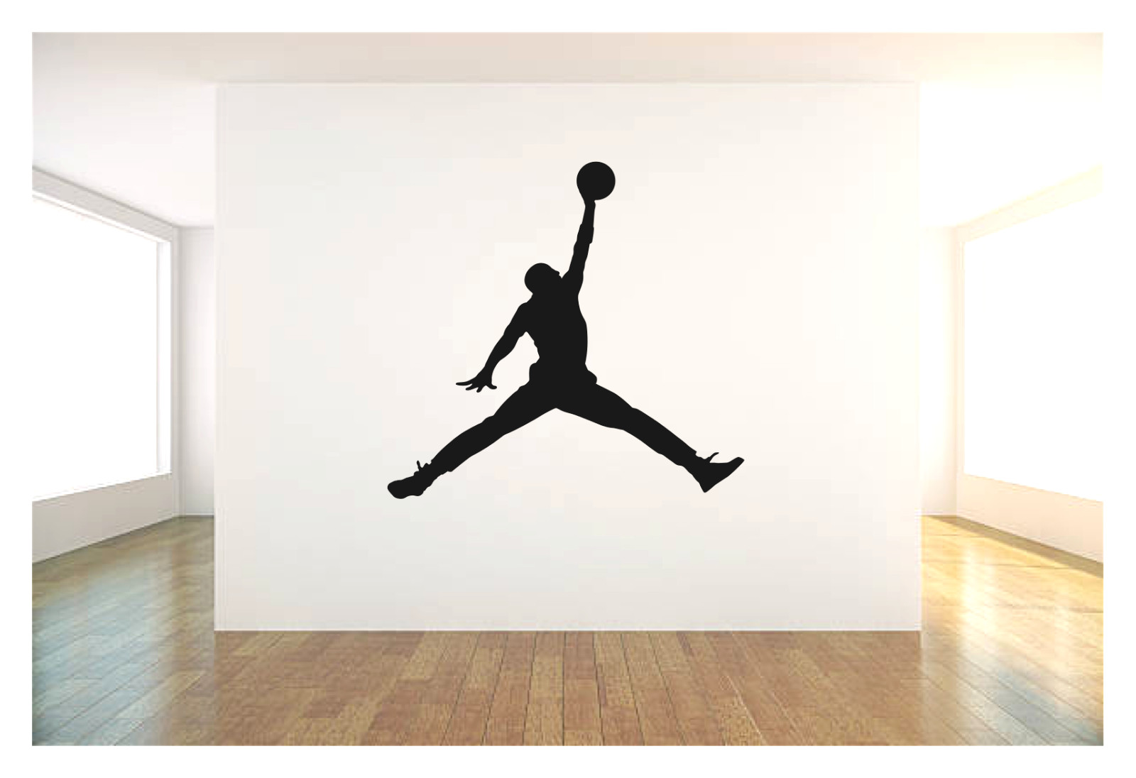 Michael Jordan Jump Man WALL VINYL ART DECAL 23X22" BEDROOM HOME DECOR