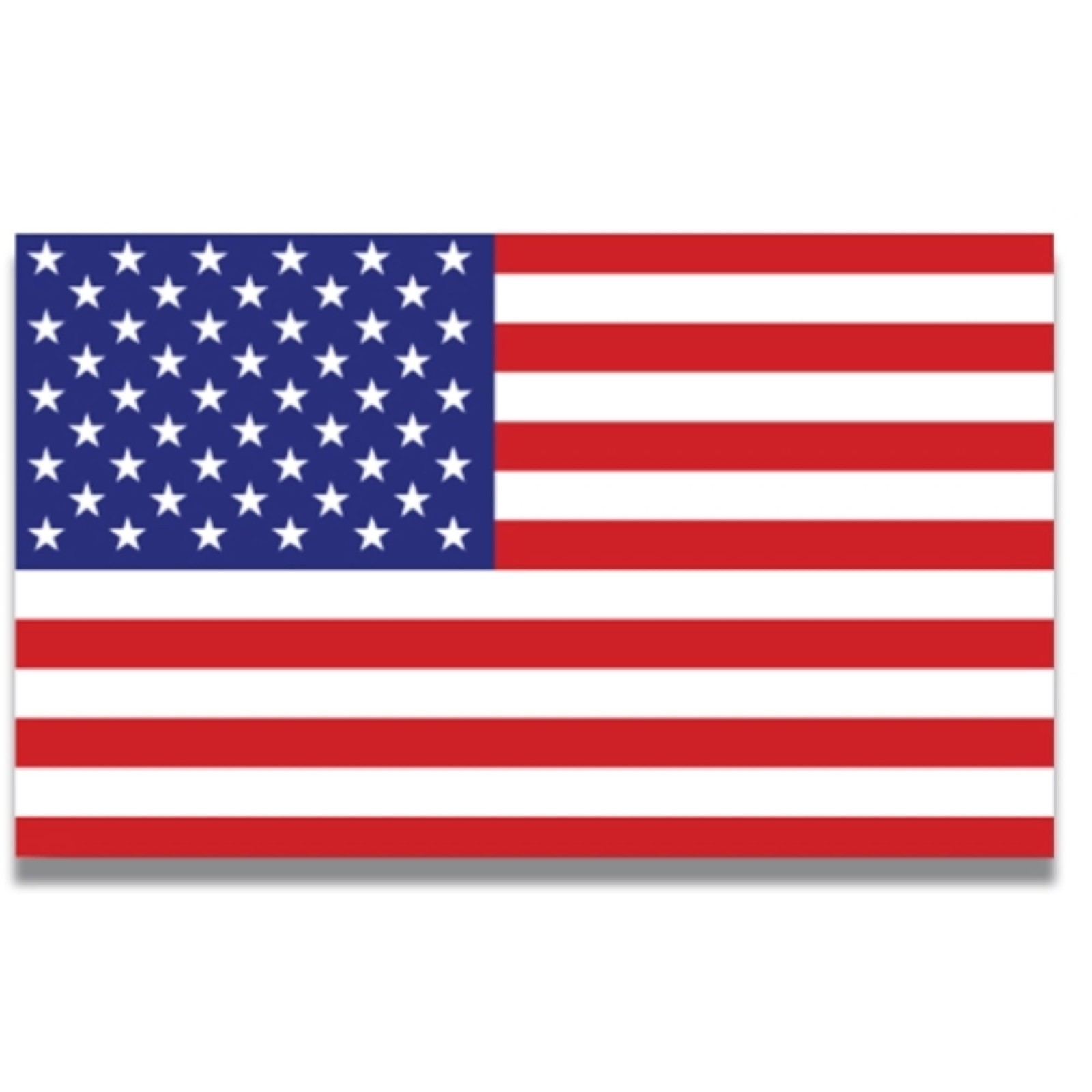 Magnet Me Up American Flag Decal, 3×5 inches, Red, 3"x5", 1 Pack