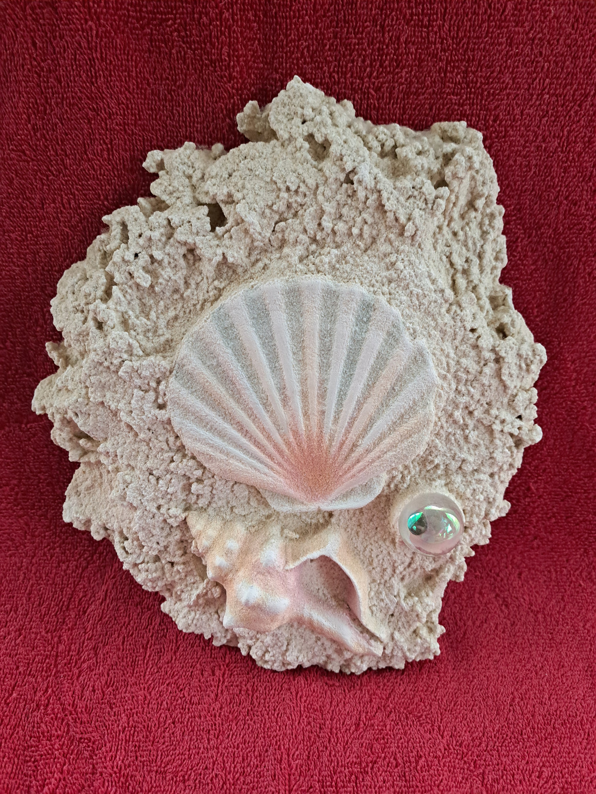 Nautical Wall Decor / Sand sculpture
