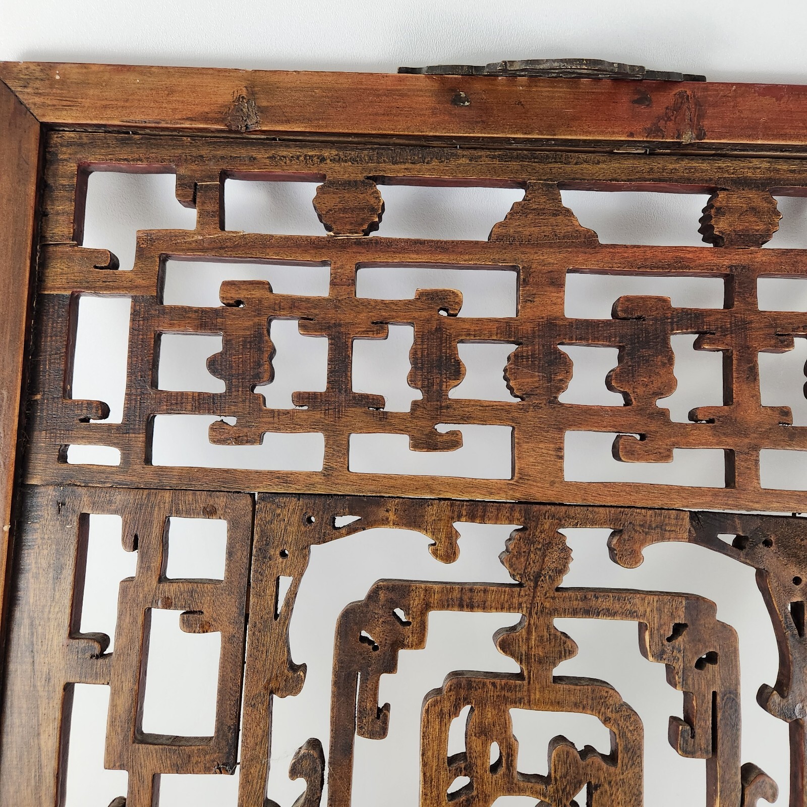 Vintage Chinese Hand Carved Wall Decor