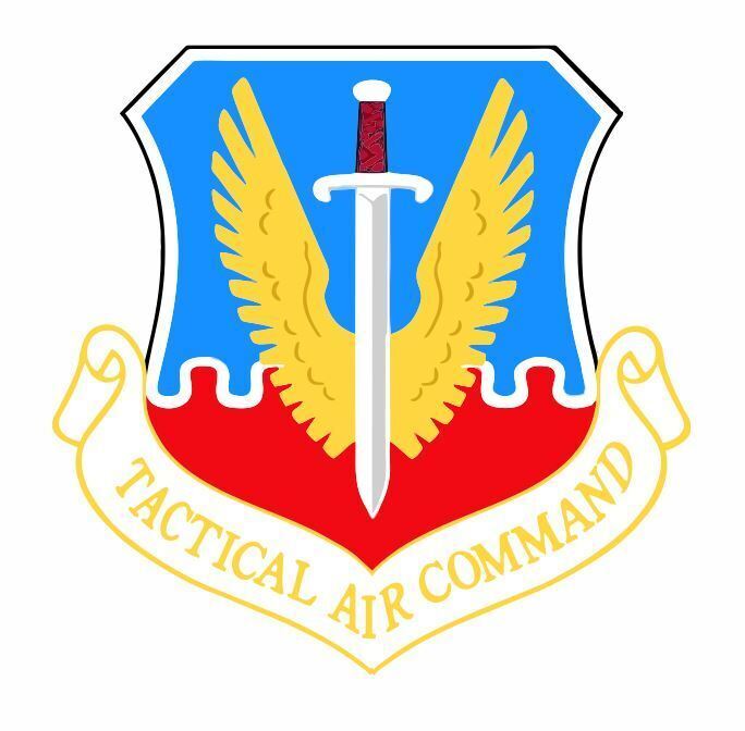 US Air Force Tactical Air Command Sticker Decal M634