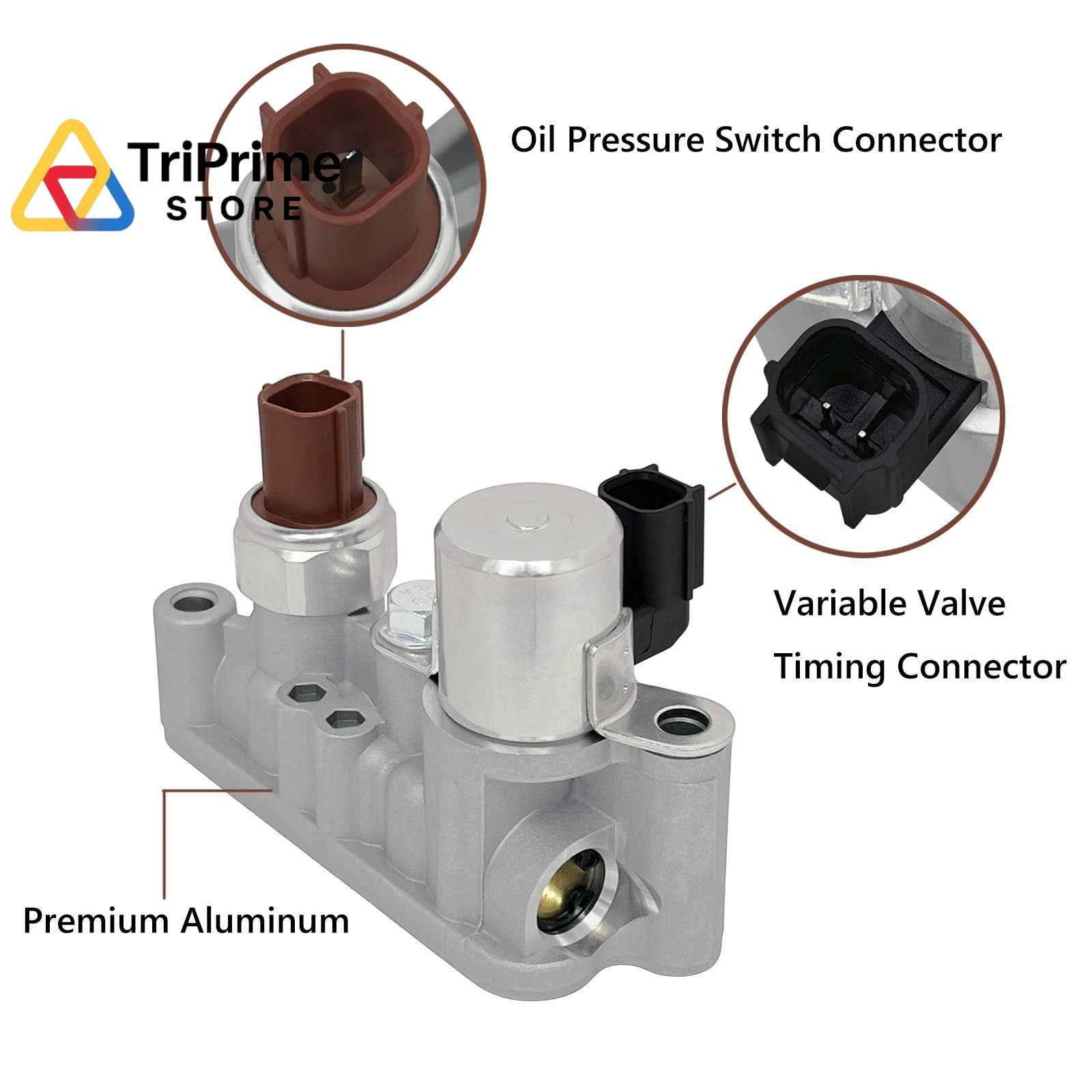 Solenoid Variable Valve Timing Solenoid Compatible with Honda Acura Odyssey Pilo