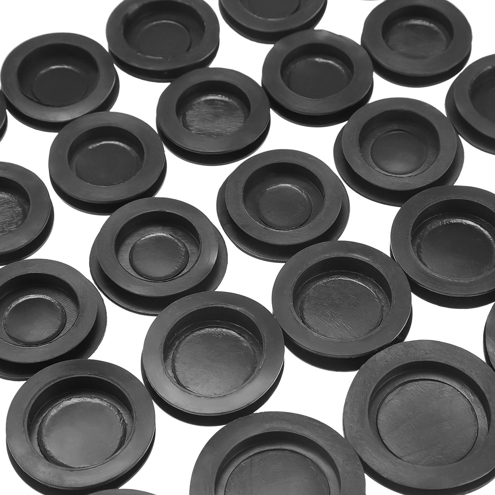 Boao 20 Pieces Piggy Bank Stopper Replacement Plugs 5 Sizes, Black