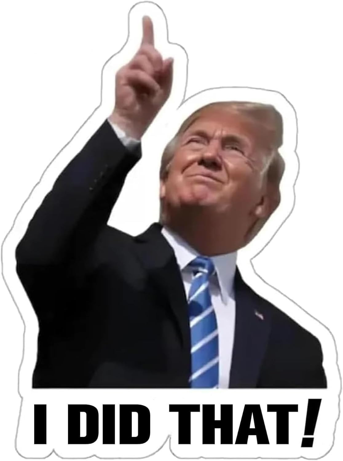 100PCS Trump I Did that Stickers, 2 Inch Waterproof Vinyl Decals Funny Bumper St