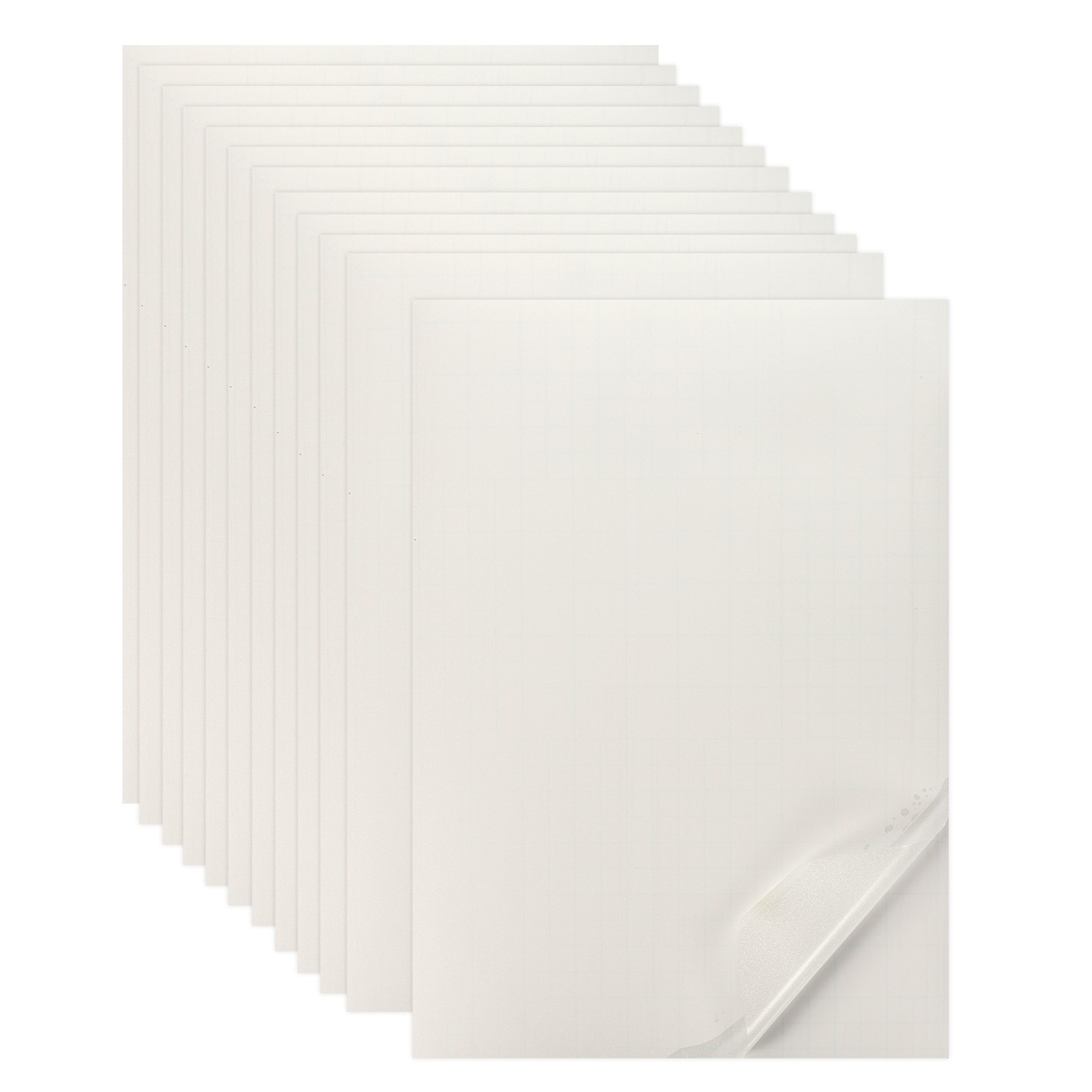 12 Sheets 8.3"x11.7" Holographic Sticker A4 Self-Adhesive Film(Glitter)