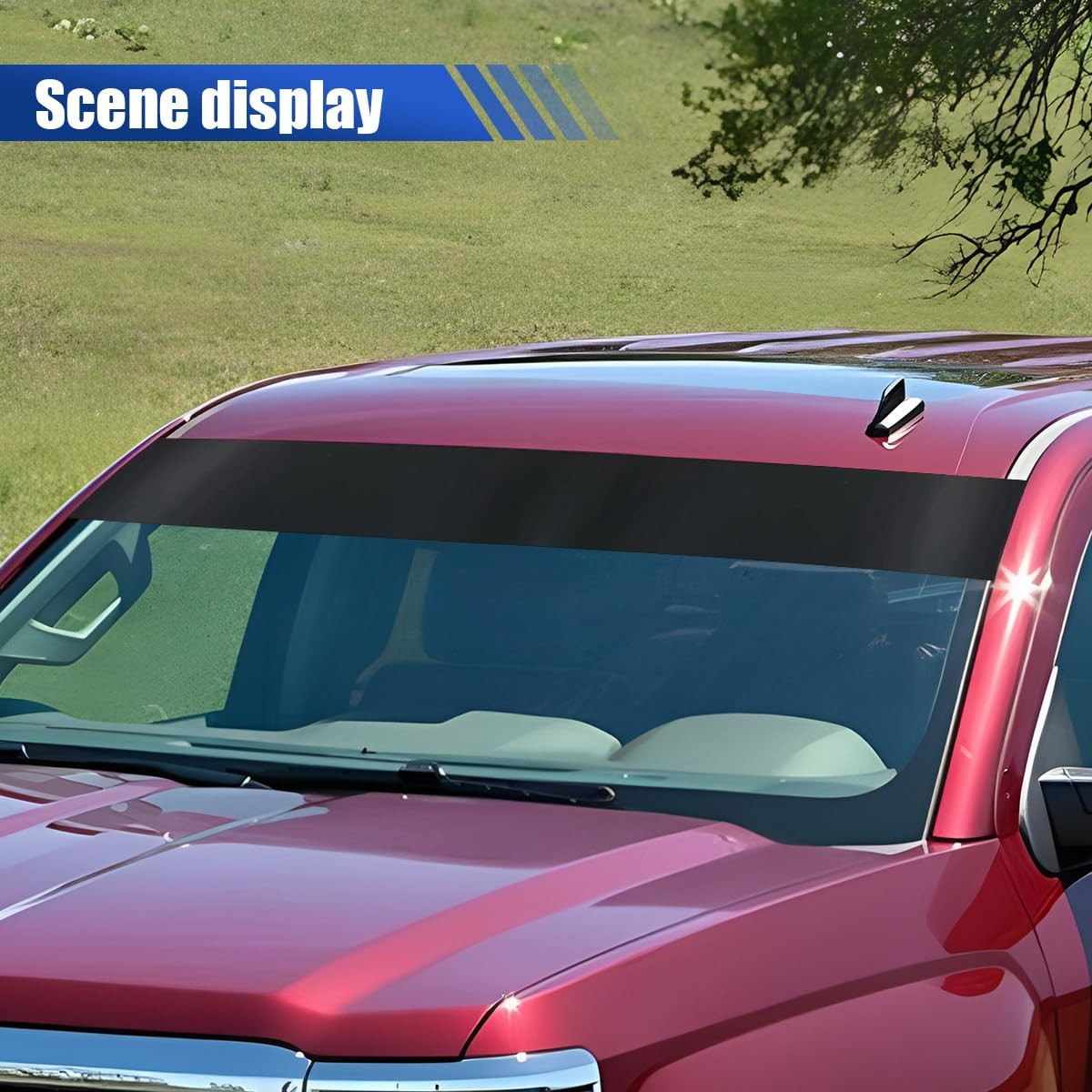Car Windshield Banner Sticker Decal, Waterproof Vinyl Auto Front Window Tint …